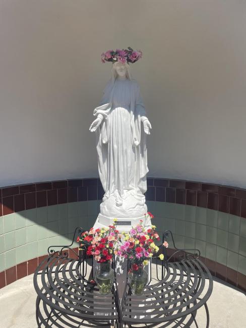 Blessed mother crowned